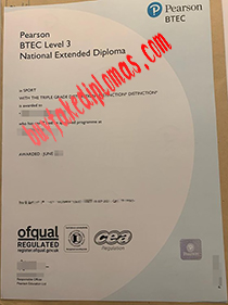 BTEC fake Certificate