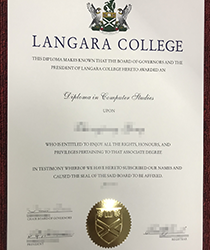 Buy fake diploma of Langara University fake diploma