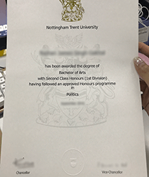 Buy fake diploma of Nottingham Trent University fake diploma