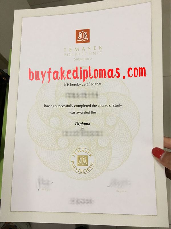 Temasek Polytechnic Diploma, Buy Fake Temasek Polytechnic Diploma