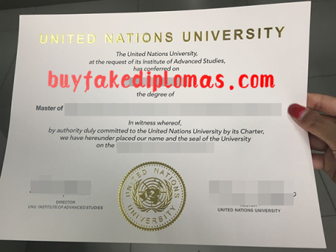 Whose Fake United Nations University Diploma Is The Best Quality? | Buy ...