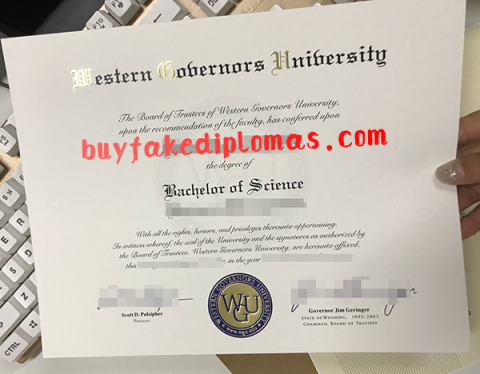 Buy Fake Western Governors University Diploma Online | Buy Fake ...