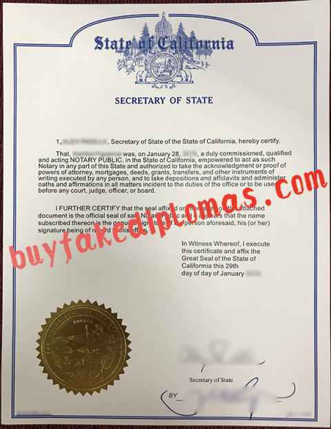 Take Fake California Apostille Certificate Buy Fake Diplomas High   California Apostille Office D 480x623 