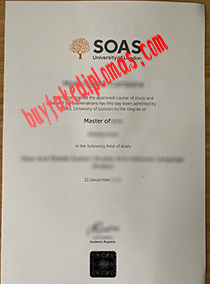 SOAS University of London fake diploma