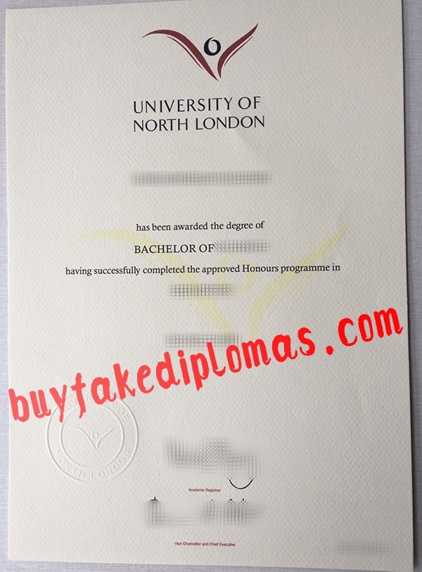 University of North London Diploma, Buy Fake University of North London Diploma