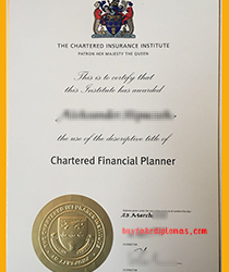 Buy fake certificate of Chartered Insurance Institute fake certificate.