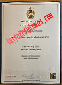 Aston University fake diploma