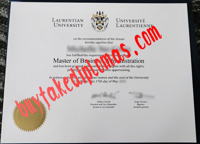 Laurentian University MBA fake degree