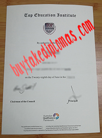 Top Education Institute fake diploma