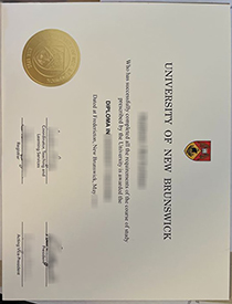 University of New Brunswick fake diploma