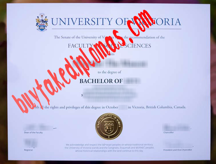 University of Victoria fake diploma