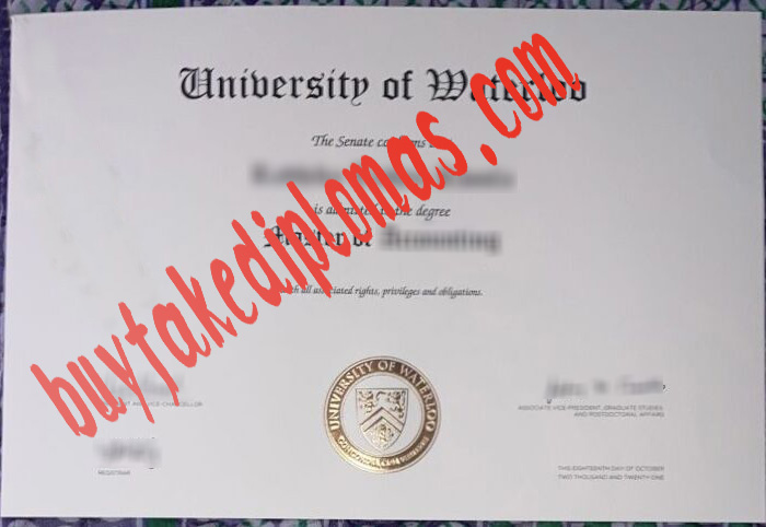 University of Waterloo fake degree