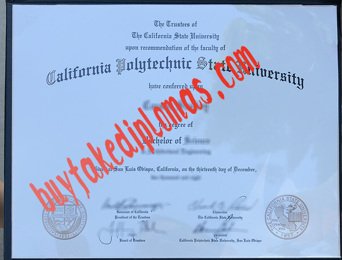 California Polytechnic State University San Luis Obispo fake diploma