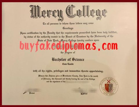 Fake Mercy College Diploma | Buy Fake Diplomas, High School, College ...