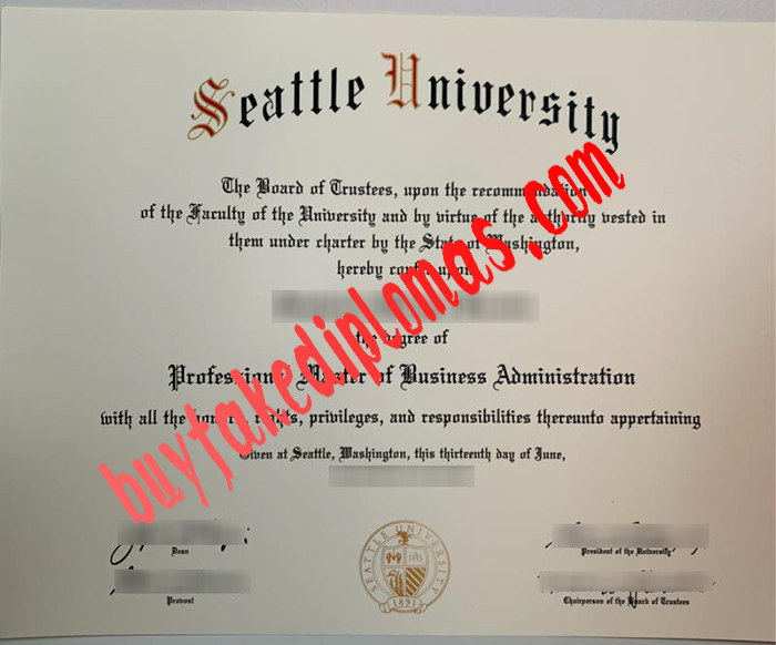 Seattle University fake diploma