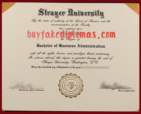 Fake Strayer University BBA Diploma | Buy Fake Diplomas, High School ...