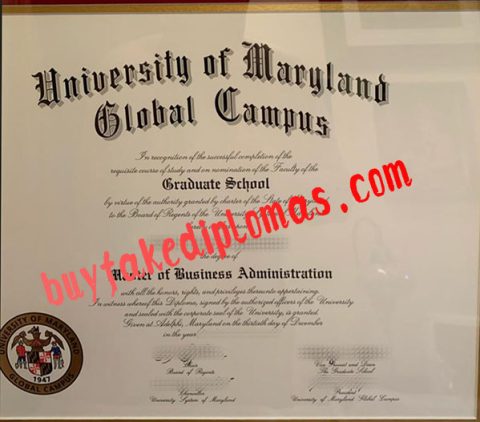 Fake UMGC MBA Degree | Buy Fake Diplomas, High School, College, Degrees ...