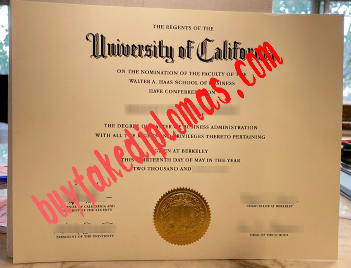 University of California Berkeley fake diploma