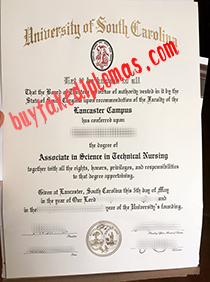 University of South Carolina Lancaster Fake Degree