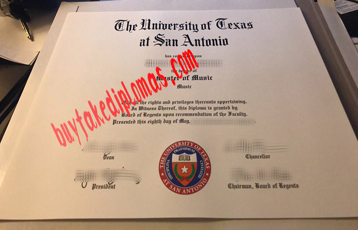 University of Texas at San Antonio fake diploma
