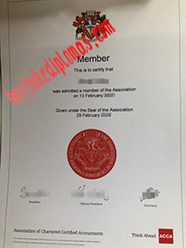 ACCA fake certificate