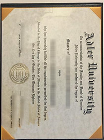 Adler University fake diploma