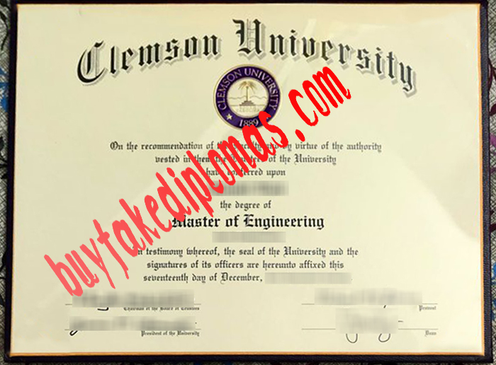 Clemson University fake diploma