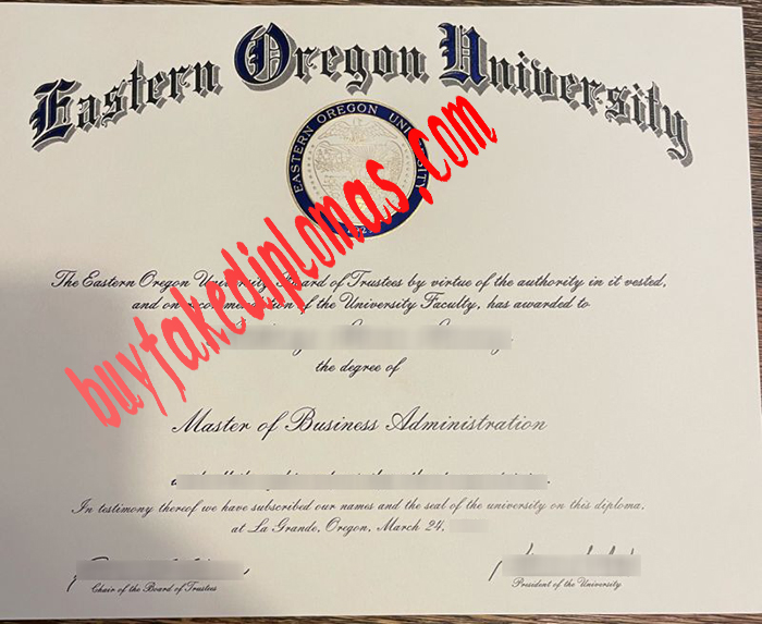 Eastern Oregon University fake diploma