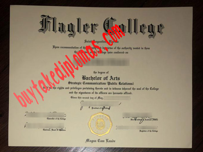 Flagler College fake diploma