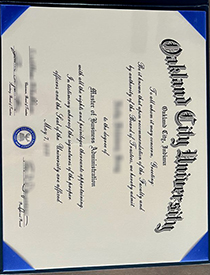 Oakland City University fake diploma