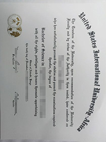 United States International University fake diploma