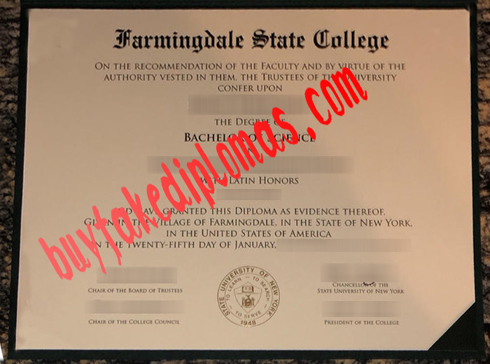 Farmingdale State College fake diploma