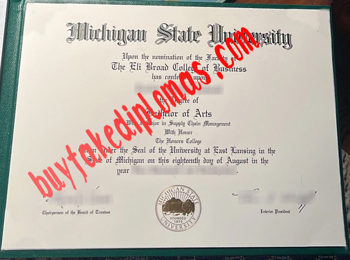 Michigan State University fake diploma